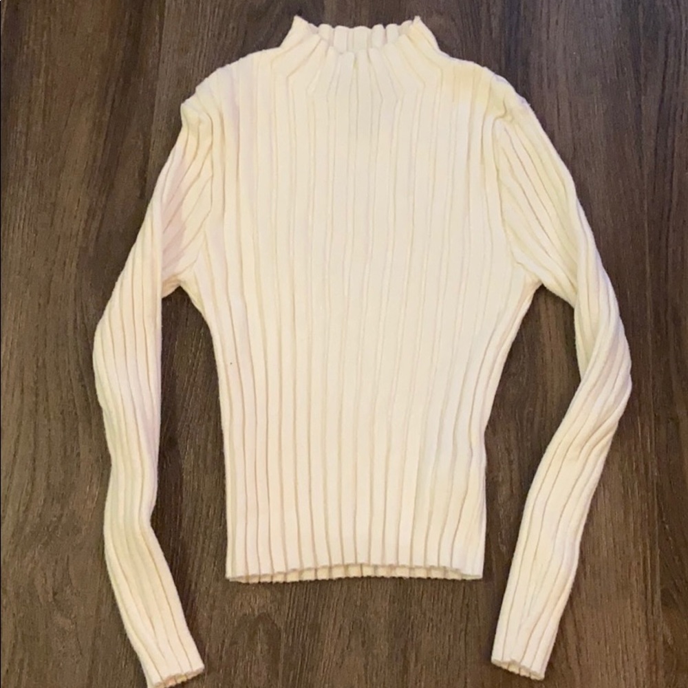 White Turtleneck